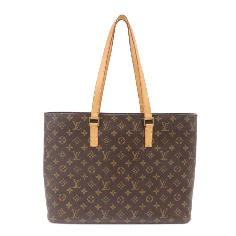 Designer bags for womenLouis Vuitton Monogram Luco Tote Bag Hand Bag Brown M51155