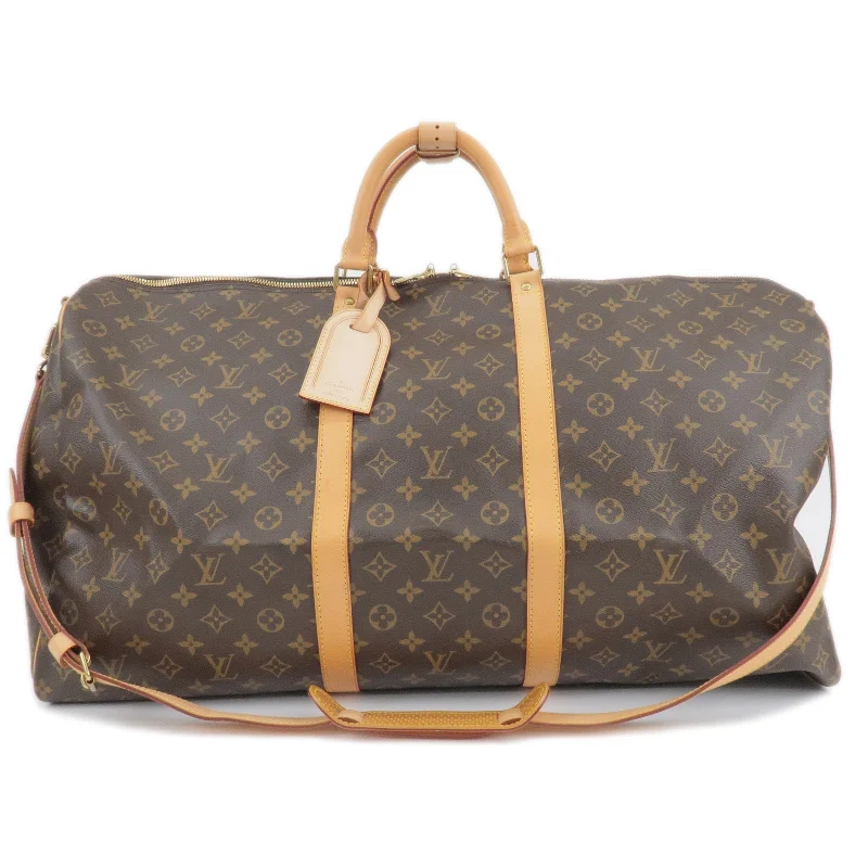 Designer bags with detachable strapsLouis Vuitton Monogram Keep All Bandouliere 60 Bag M41412