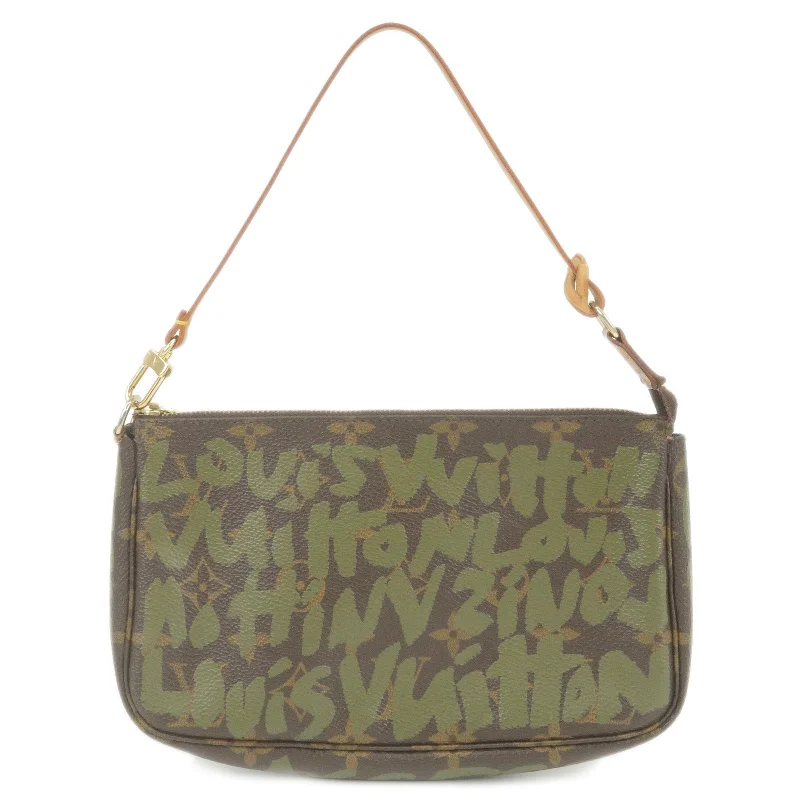 High-end designer bags for menLouis Vuitton Monogram Graffiti Pochette Accessoires M92191