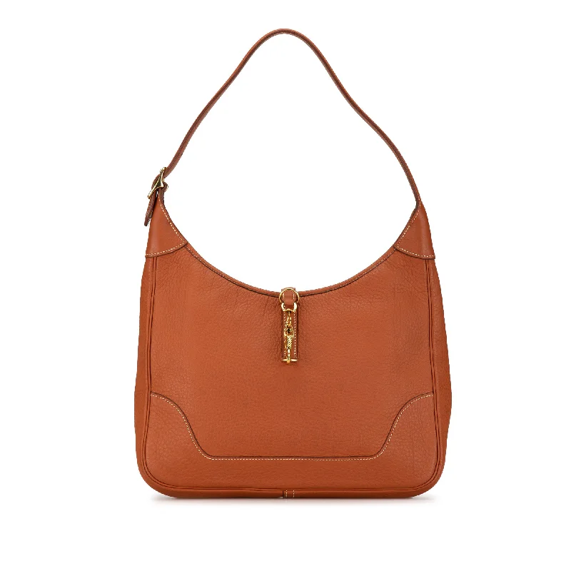 Best tote bags for workBrown Hermès Fjord Trim 31 Shoulder Bag