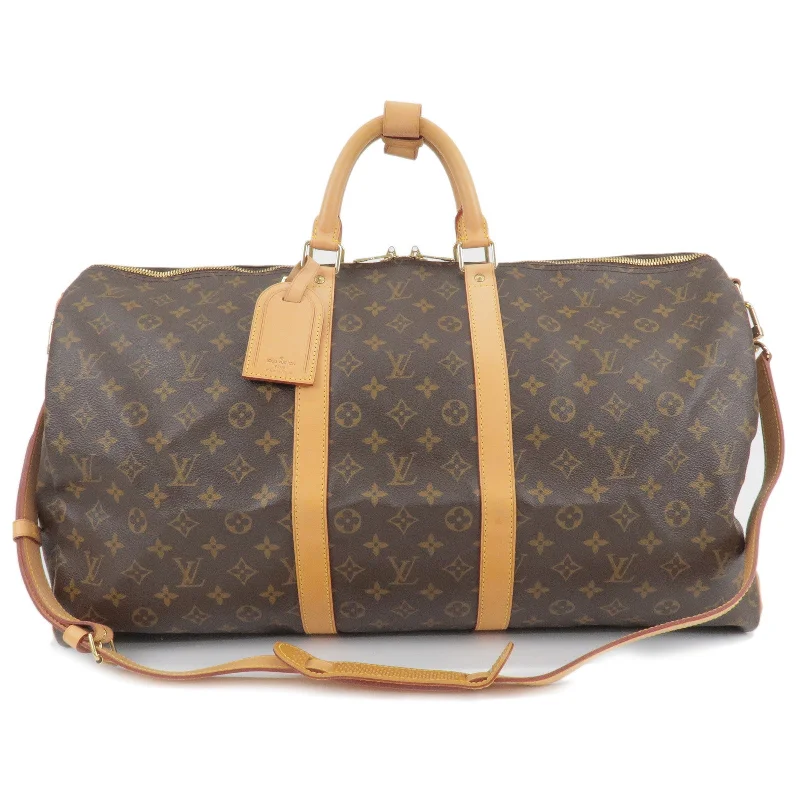 Durable leather bags for daily useLouis Vuitton Monogram Keep All Bandouliere 55 Bag M41414