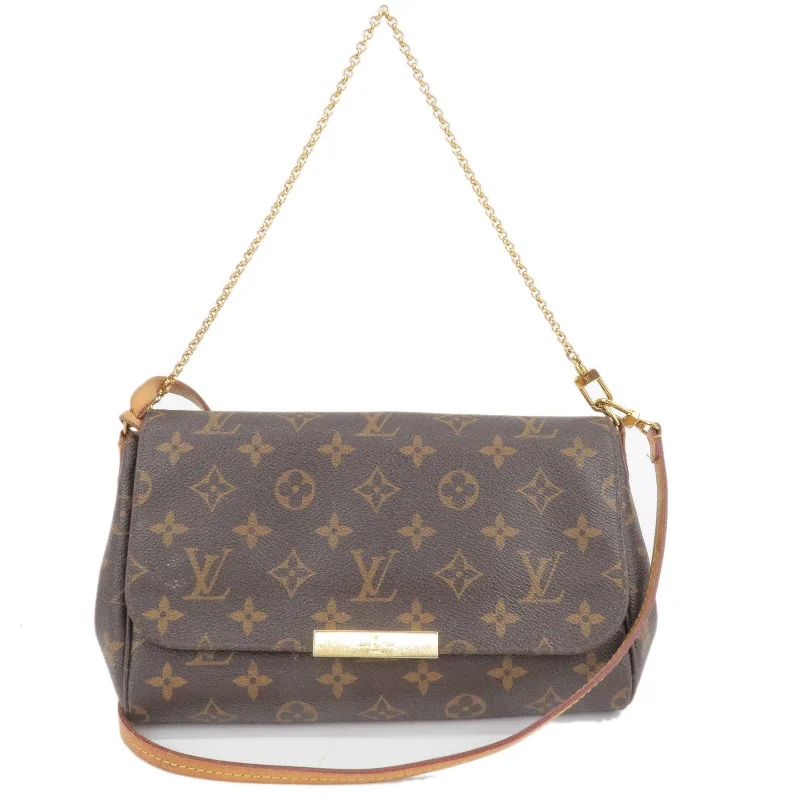 Luxury bags with chain strapsLouis Vuitton Monogram Favorite MM 2Way Shoulder Bag M40718