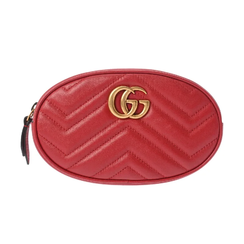 Designer bags with top handlesGucci Gg Marmont Belt Bag Red Crossbody