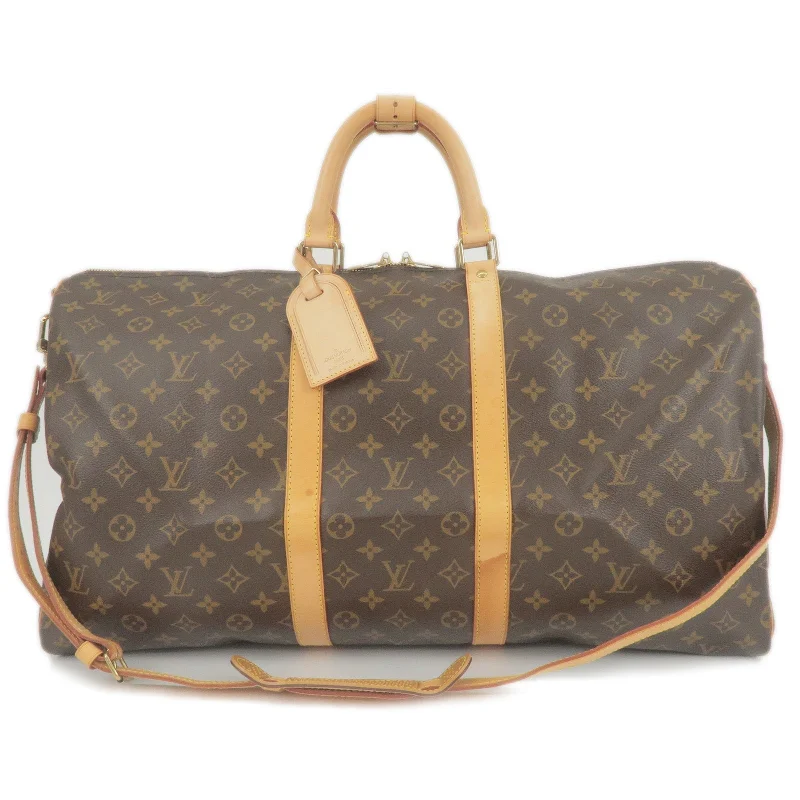 Stylish laptop bags for professionalsLouis Vuitton Monogram Keep All Bandouliere 55 Bag M41414