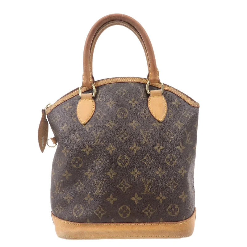 Affordable leather bagsLouis Vuitton Monogram Lock It Hand Bag Brown M40102