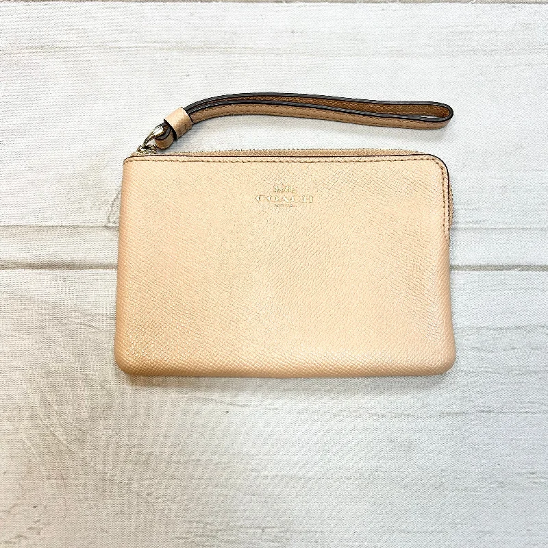 Compact crossbody bags for travelWristlet Designer By Coach  Size: Medium