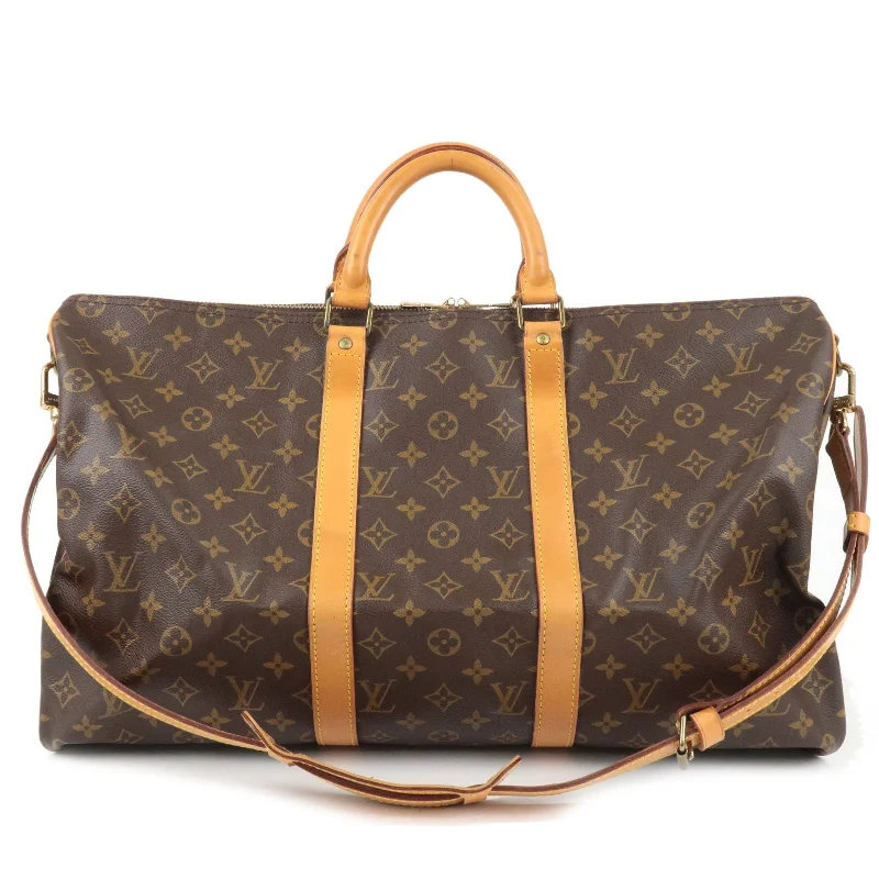 Durable leather bags for daily useLouis Vuitton Monogram Keep All Bandouliere 50 Bag M41416