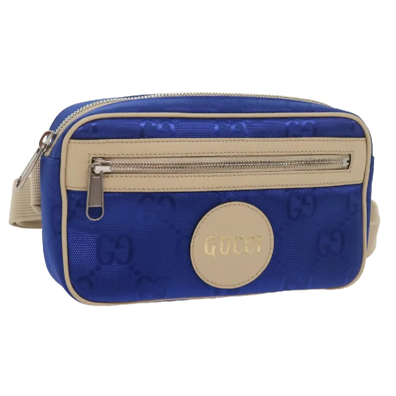 Affordable leather bagsGucci Gg Nylon Bum Bag Body Blue