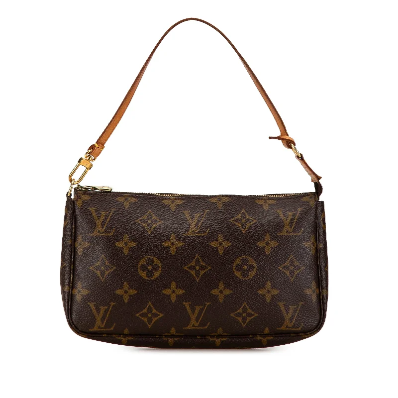 Compact crossbody bags for travelBrown Louis Vuitton Monogram Pochette Accessoires Shoulder Bag