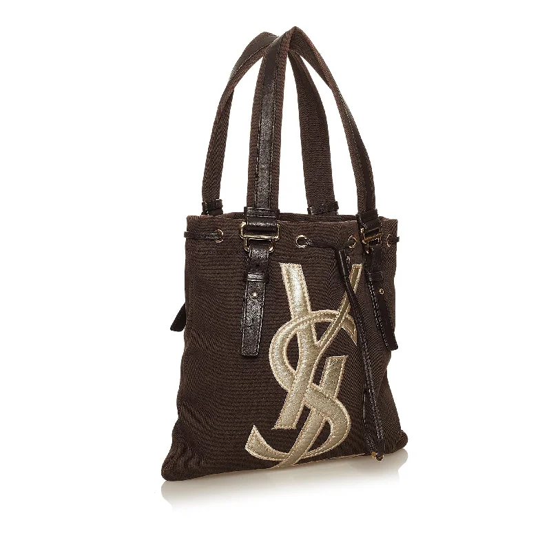 Vintage-inspired handbagsSaint Laurent Kahala Canvas Tote Bag (SHG-29534