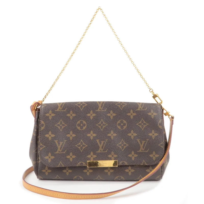 Designer bags with gold hardwareLouis Vuitton Monogram Favorite PM 2Way Shoulder Bag M40717