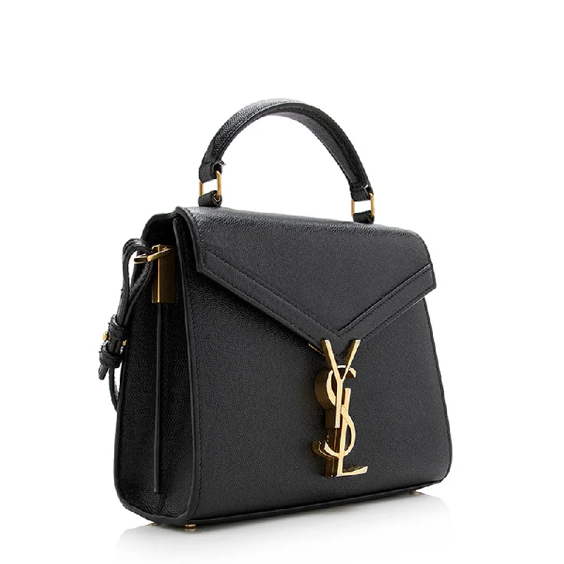 High-end designer bags for menSaint Laurent Grain de Poudre Classic Monogram Cassandra Mini Top Handle Bag - FINAL SALE 21308