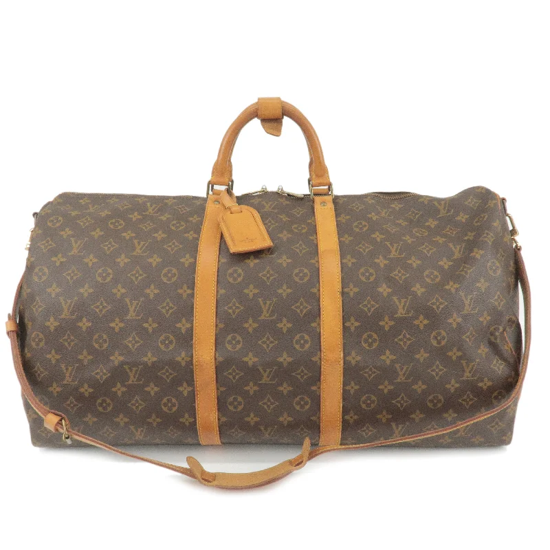 Customizable monogram bagsLouis Vuitton Monogram Keep All Bandouliere 60 Bag M41412