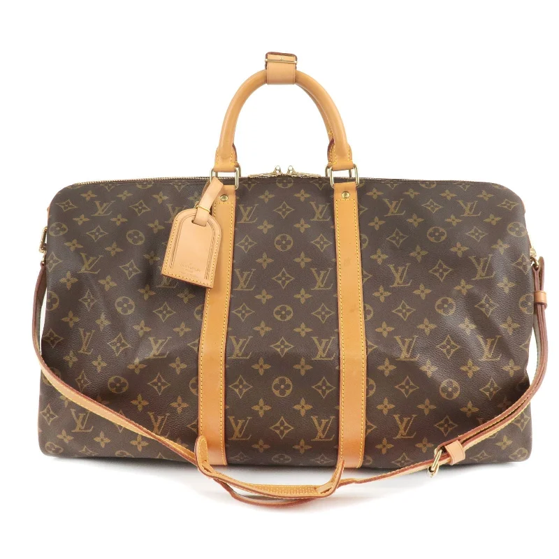 High-end designer bags for menLouis Vuitton Monogram Keep All Bandouliere 50 Bag M41416