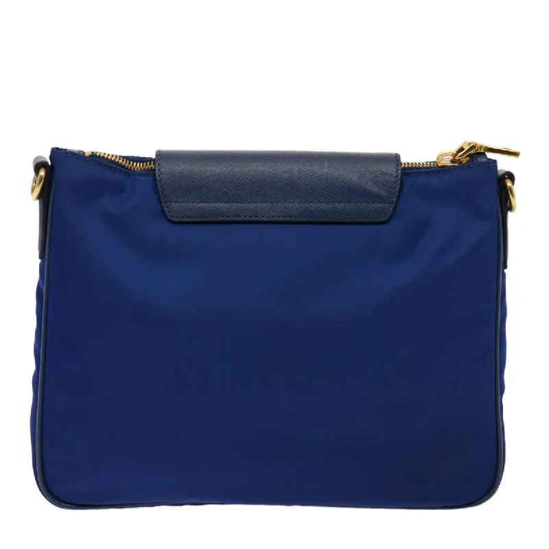 Sustainable fashion bagsPRADA Shoulder Bag Nylon Blue  75359