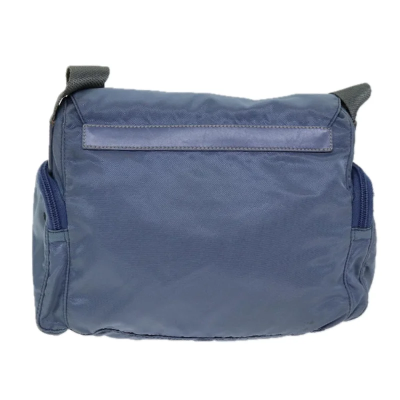 High-quality leather messenger bagsPRADA Shoulder Bag Nylon Blue  bs13953