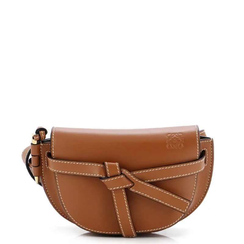 Compact crossbody bags for travelGate Belt Bag Leather Mini