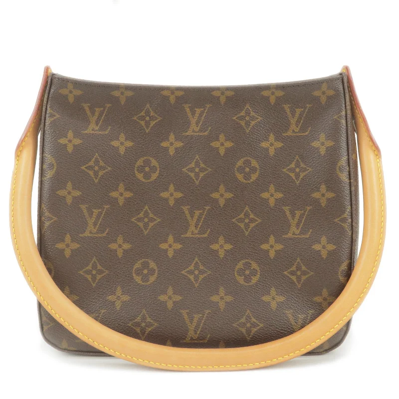 High-end designer bags for menLouis Vuitton Monogram Looping MM Shoulder Bag M51146