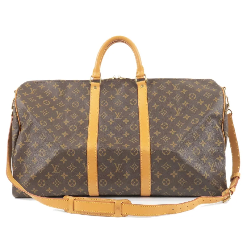 Best bags for business tripsLouis Vuitton Monogram Keep All Bandouliere 55 Boston Bag M41414