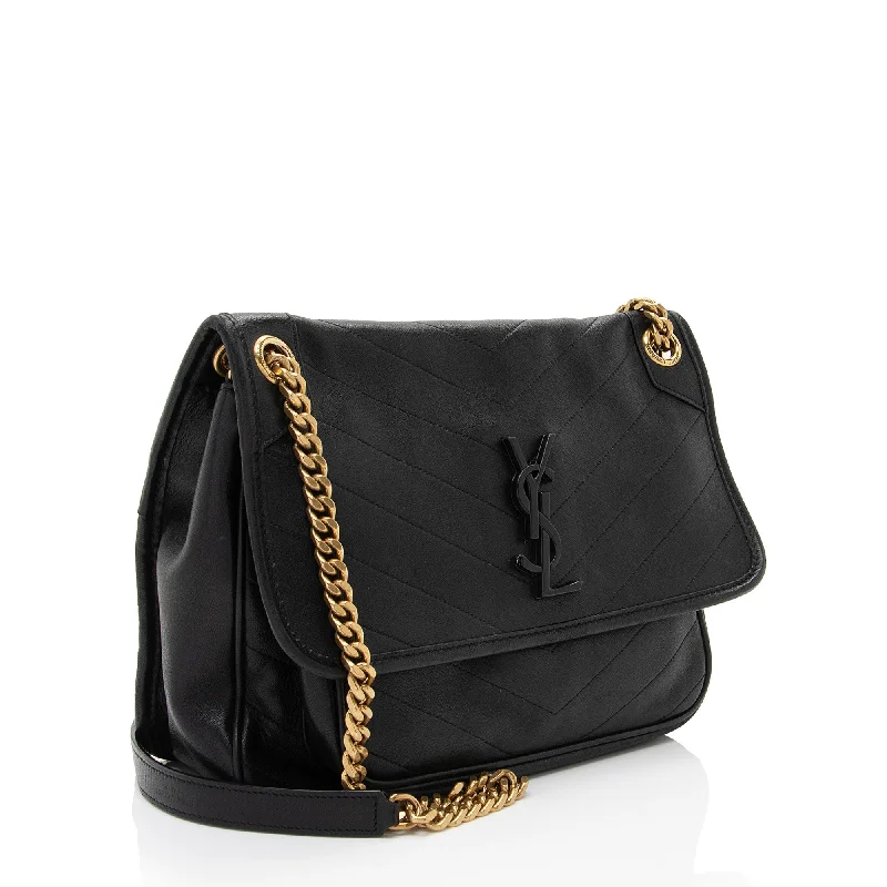 Luxury brand bags on saleSaint Laurent Lambskin Monogram Niki Medium Shoulder Bag bCtpVv