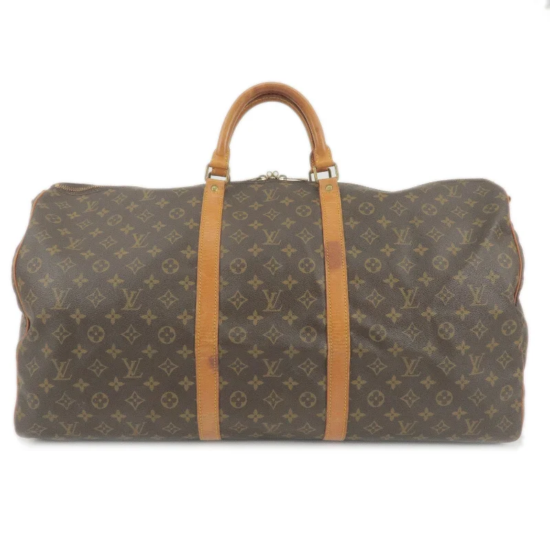 Minimalist leather handbagsLouis Vuitton Monogram Keep All Bandouliere 60 Bag M41412