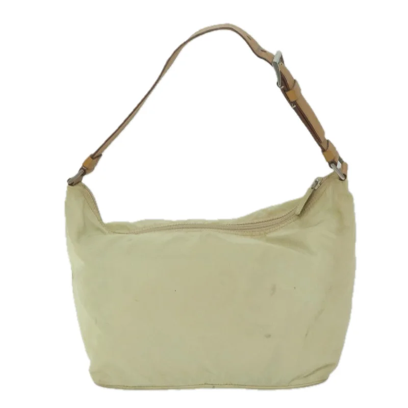 Eco-friendly tote bags for shoppingPRADA Shoulder Bag Nylon Cream  ai734