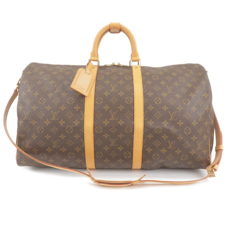 Lightweight duffle bags for gymLouis Vuitton Monogram Keep All 55 Bandouliere Boston Bag M41414