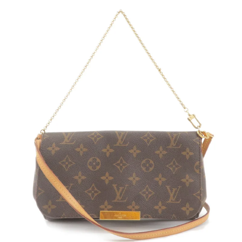 Designer bags with top handlesLouis Vuitton Monogram Favorite MM 2Way Shoulder Bag M40718