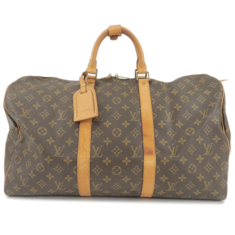 Eco-friendly tote bags for shoppingLouis Vuitton Monogram Keep All 50 Boston Bag M41426