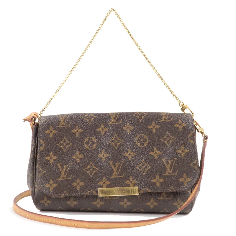 Trendy bucket bags for summerLouis Vuitton Monogram Favorite PM 2Way Shoulder Bag M40717