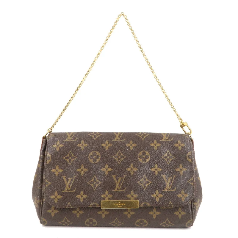 Vegan leather handbagsLouis Vuitton Monogram Favorite MM 2Way Shoulder Bag M40718