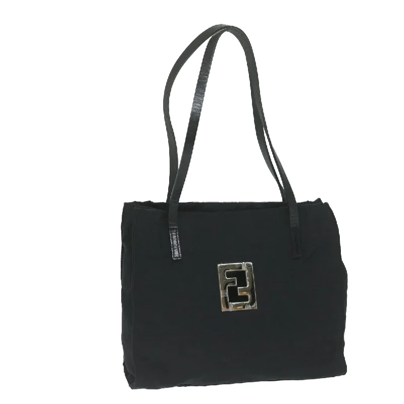 Designer bags for womenFENDI Zucca Canvas Hand Bag Black  ai742