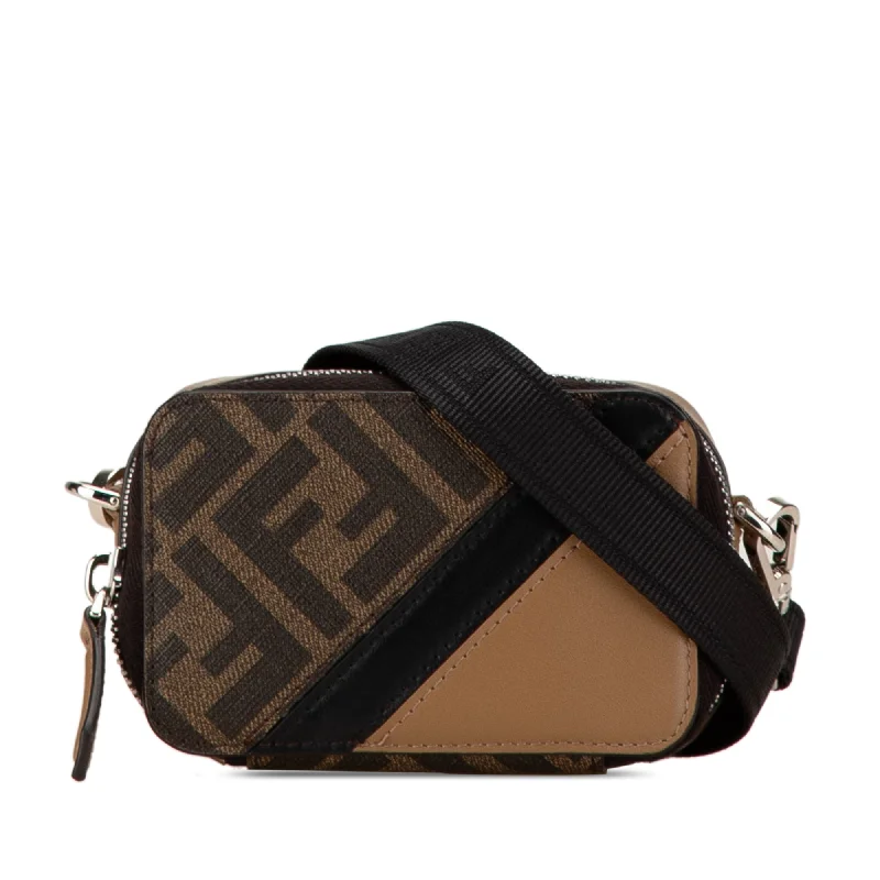 Lightweight duffle bags for gymBrown Fendi Mini Zucca Diagonal Crossbody