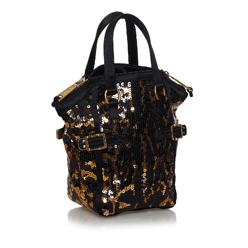 Mini bags for evening outSaint Laurent Downtown Sequin Handbag (SHG-30606