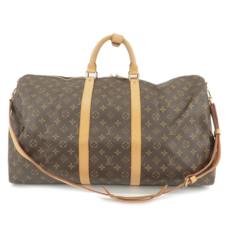 Vegan leather handbagsLouis Vuitton Monogram Keep All Bandouliere 55 Bag M41414