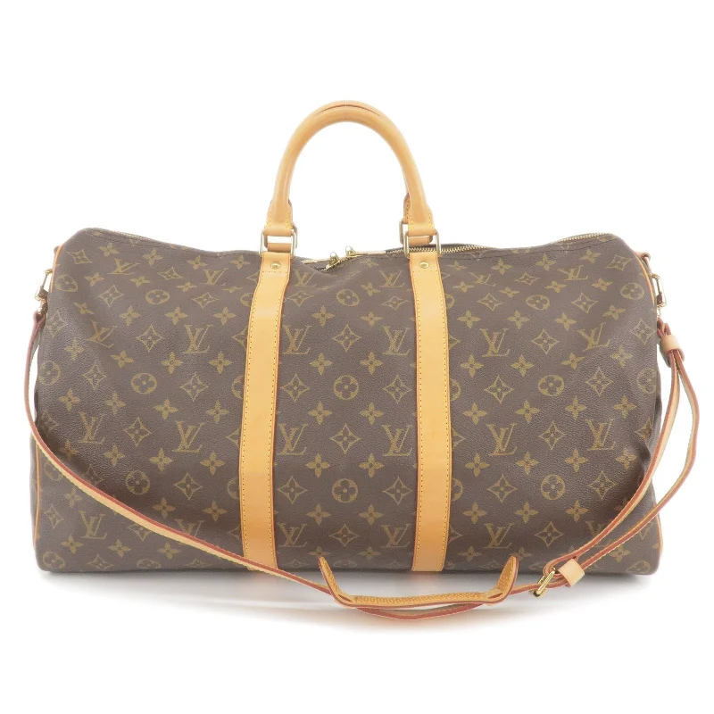 Elegant clutch bags for weddingsLouis Vuitton Monogram Keep All Bandouliere 50 Bag M41416