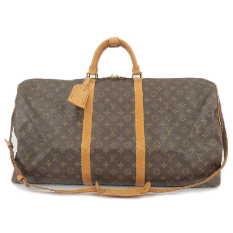 High-quality leather messenger bagsLouis Vuitton Monogram Keep All Bandouliere 60 Bag M41412