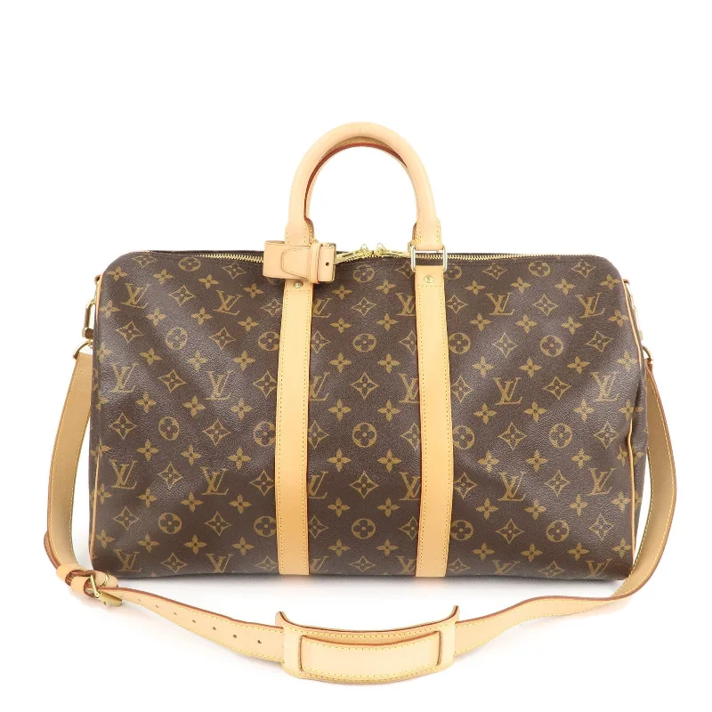 Best bags for business tripsLouis Vuitton Monogram Keep All 45 Boston Bag Brown M41418