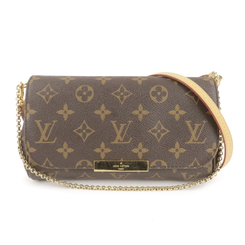 Minimalist leather handbagsLouis Vuitton Monogram Favorite PM 2Way Shoulder Bag M40717