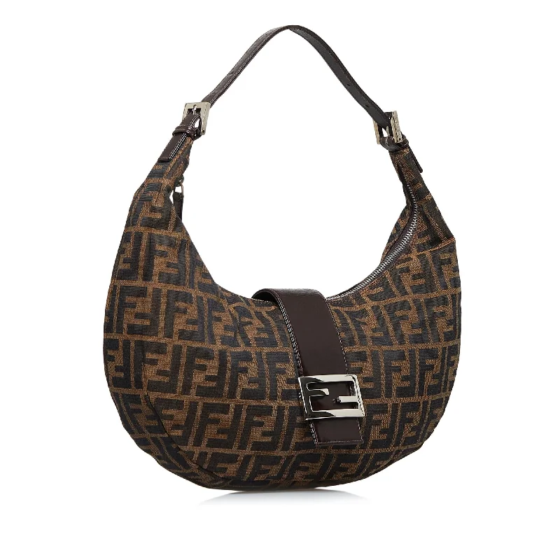 Best-selling designer bags 2025Fendi Zucca Half Moon Hobo (SHG-PNoVM9)