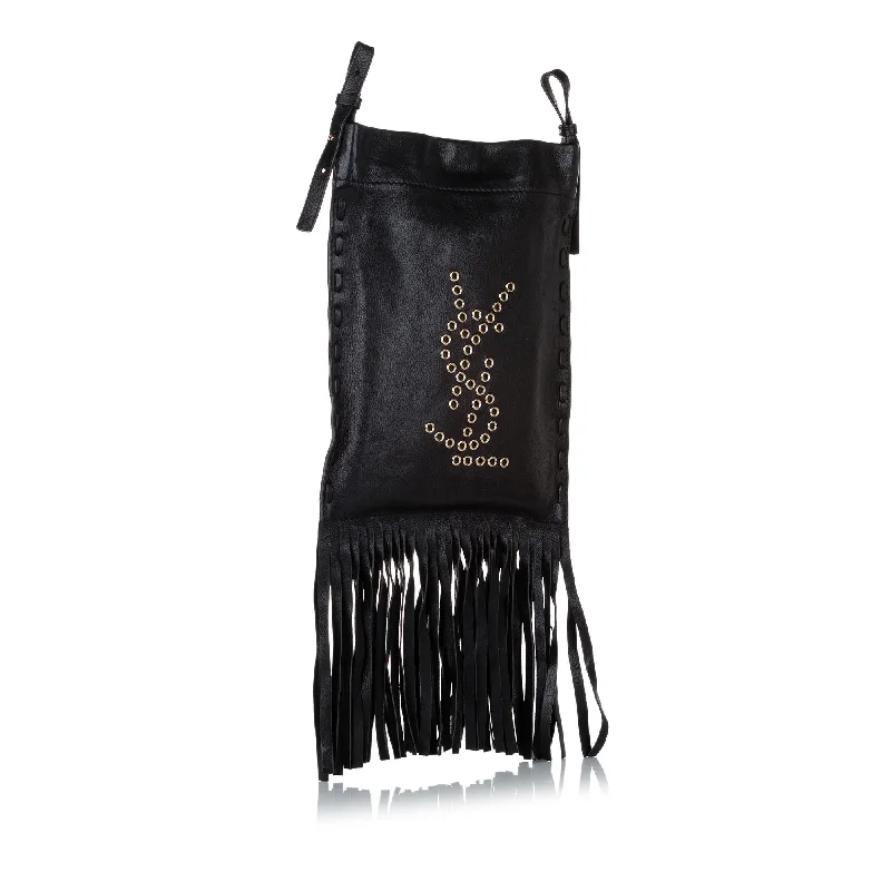 Affordable designer bag dupesSaint Laurent Fringe Leather Crossbody Bag (SHG-29535