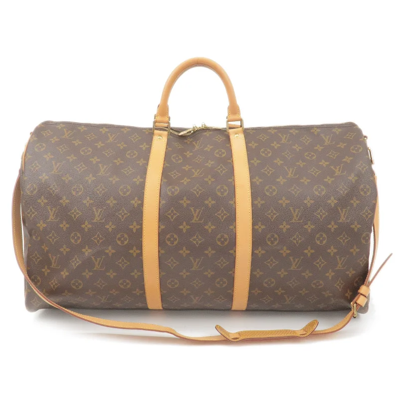 Customizable monogram bagsLouis Vuitton Monogram Keep All Bandouliere 60 Bag M41412