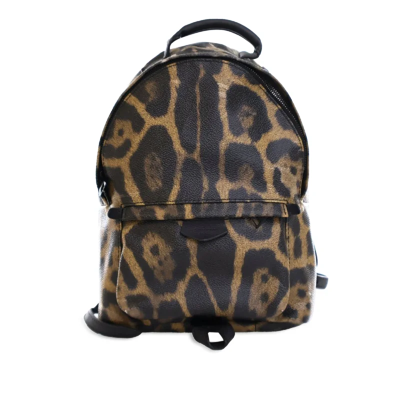 Waterproof backpack for hikingBrown Louis Vuitton Wild Animal Palm Springs PM Backpack