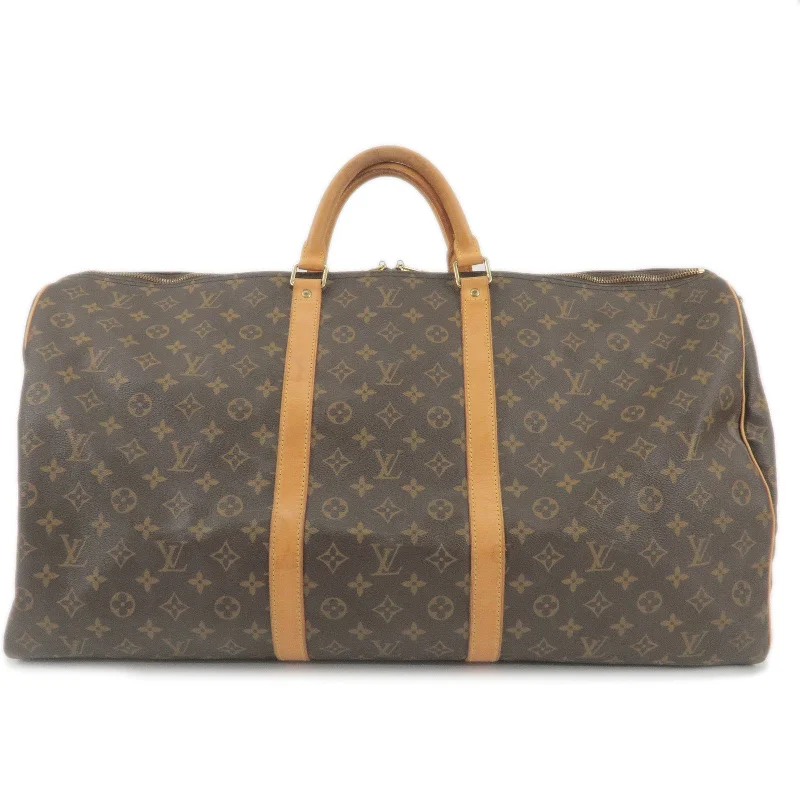 Designer bags with top handlesLouis Vuitton Monogram Keep All Bandouliere 60 Bag M41412