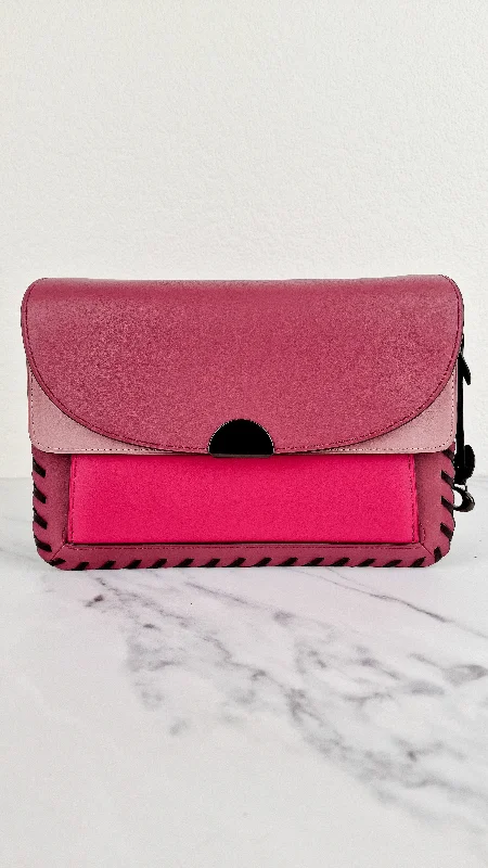 Mini bags for evening outCoach Dreamer Shoulder Bag in True Pink Colorblock with Whipstitch Primrose - Coach 76034