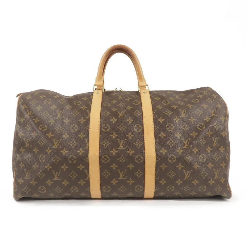 Best tote bags for workLouis Vuitton Monogram Keep All 55 Boston Bag Brown M41424