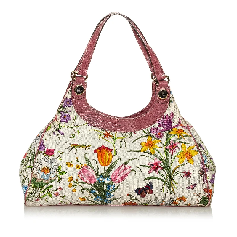 Best-selling designer bags 2025Gucci Flora Canvas Shoulder Bag