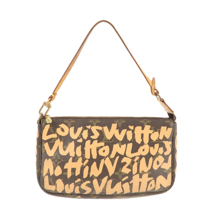 Mini bags for evening outLouis Vuitton Monogram Graffiti Pochette Accessoires M92193