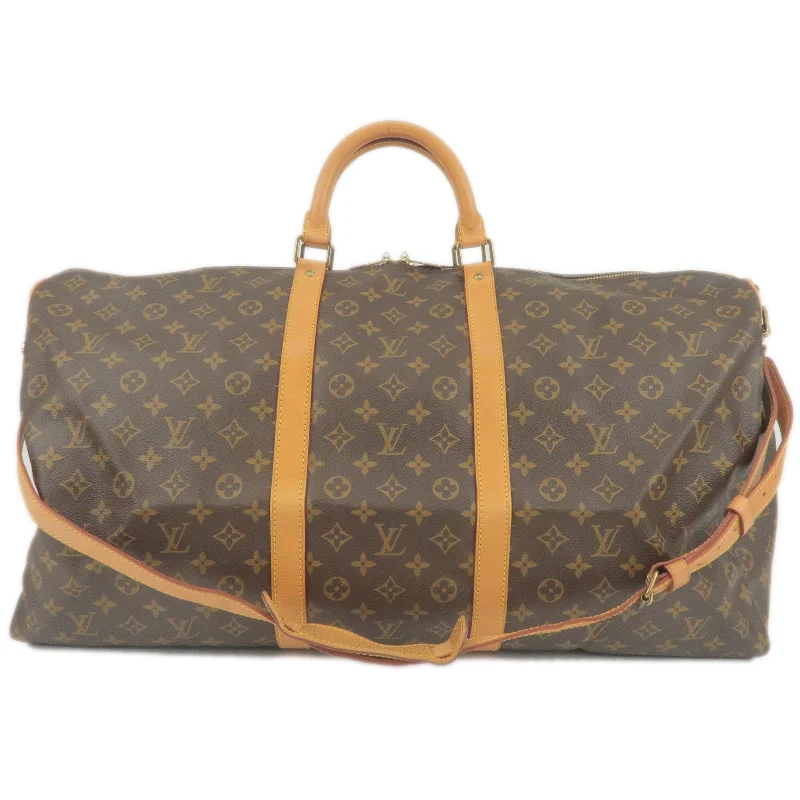 Designer bags with gold hardwareLouis Vuitton Monogram Keep All Bandouliere 60 Bag M41412