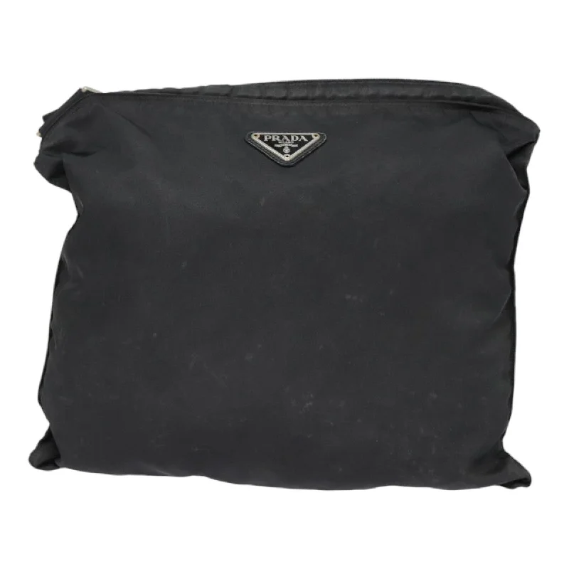 Mini bags for evening outPRADA Shoulder Bag Nylon Black Silver  bs16985